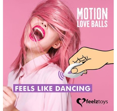 FeelzToys - Remote Controlled Motion Love Balls Jivy